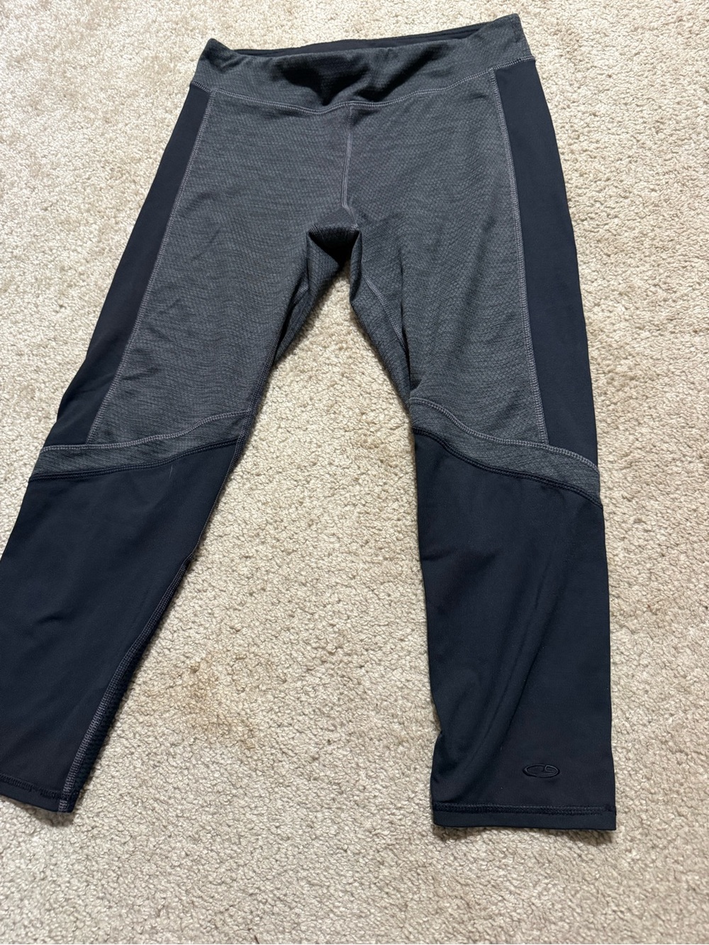 Champion Gray and Black Performance Leggings